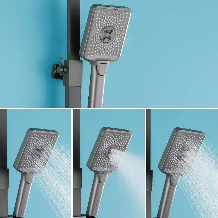 Pommeau de douche One Key Stop avec buses autonettoyantes