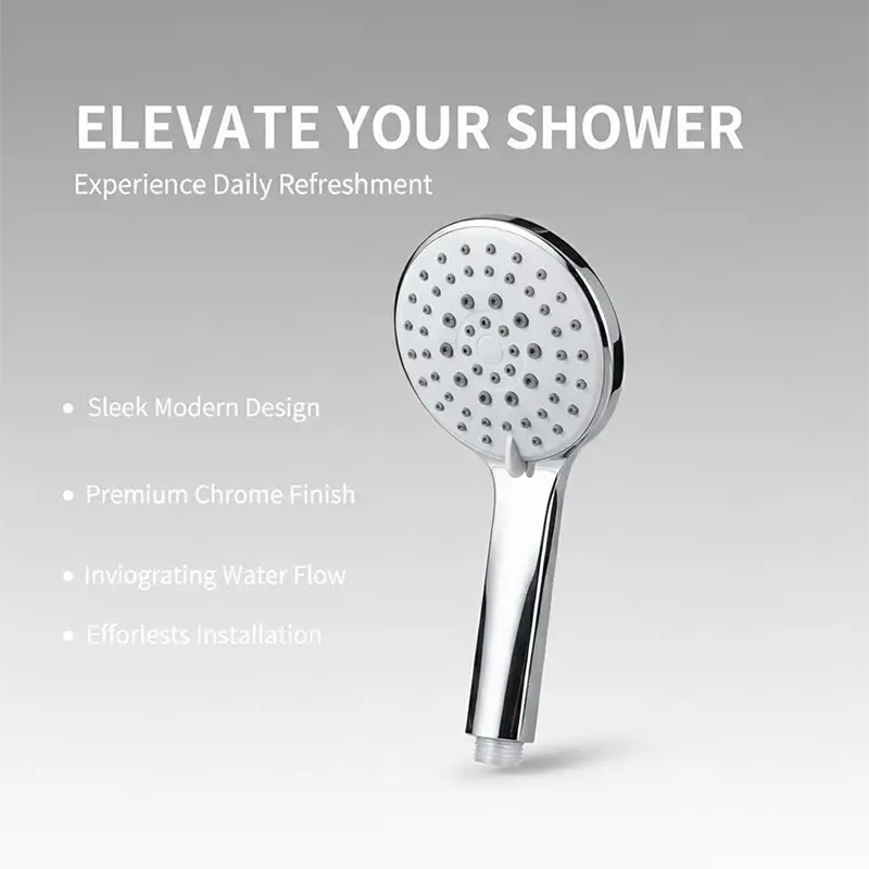 Pommeau de douche autonettoyant avec fonction anti-fuite et anti-colmatage